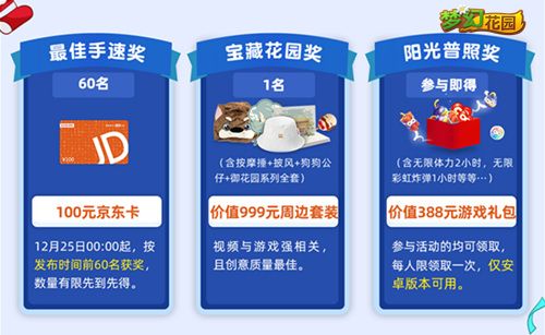 圖4：《夢幻花園》抖音活動獎勵